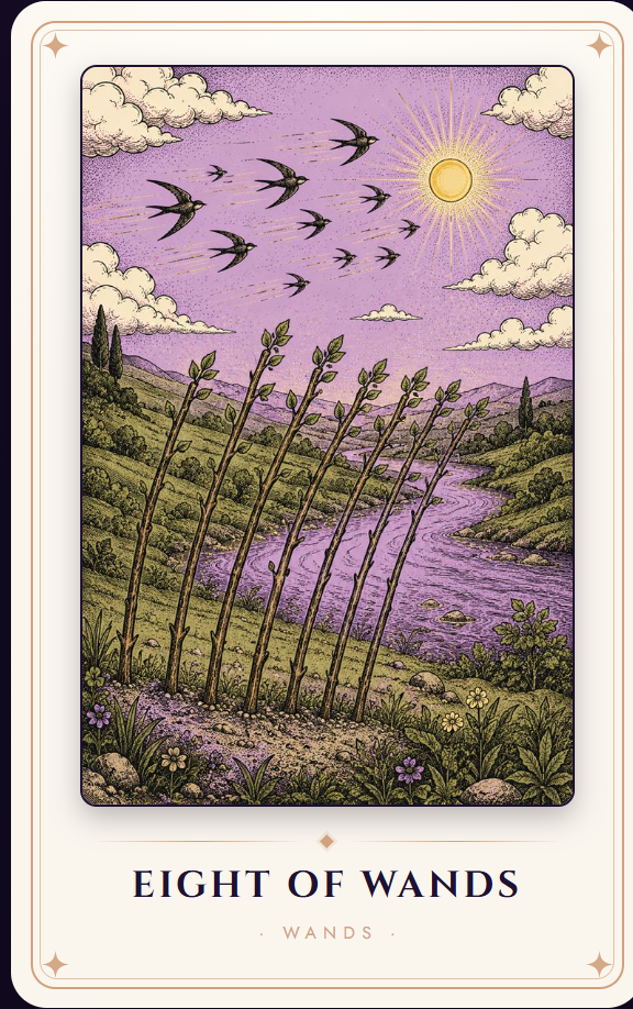 Eight of Wands