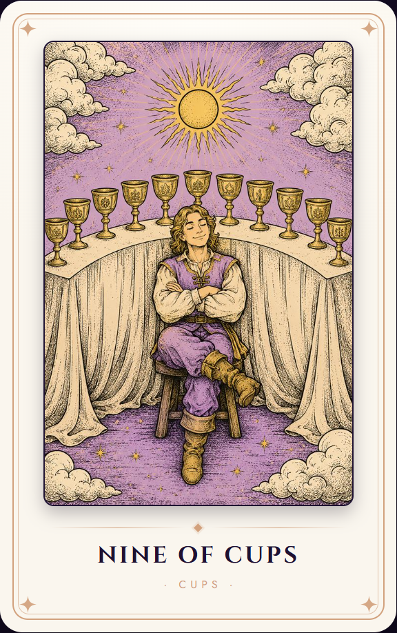 Nine of Cups