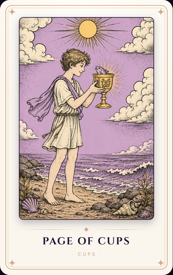 Page of Cups