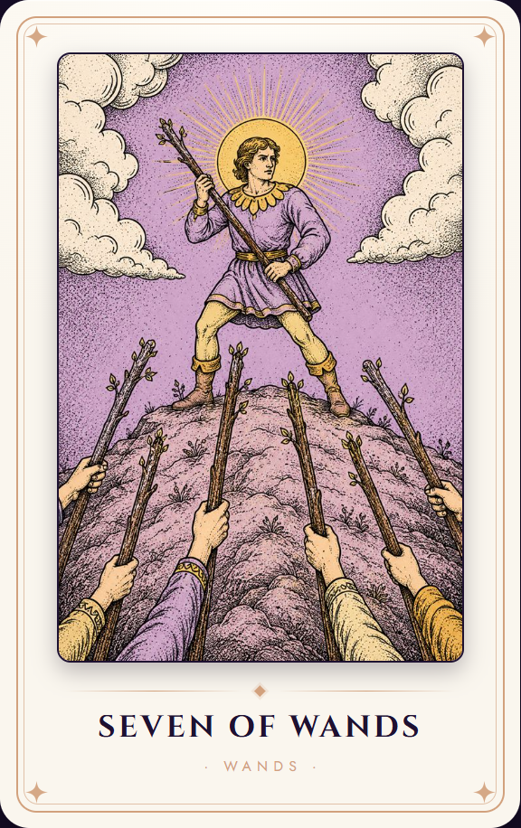Seven of Wands