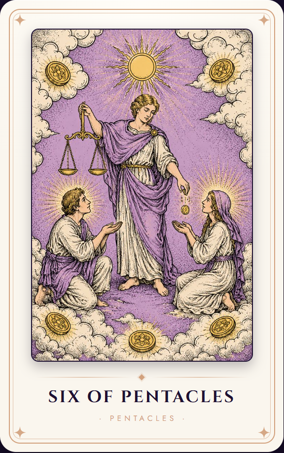 Six of Pentacles