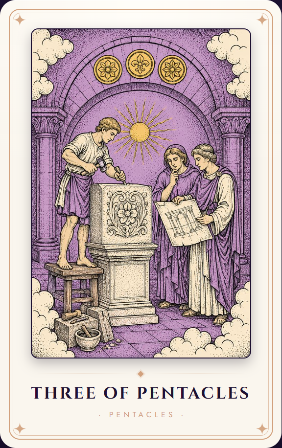 Three of Pentacles